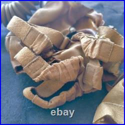 WWII Japanese Imperial Army Gas Mask with Canvas Bag and Named Owner Tag Japan