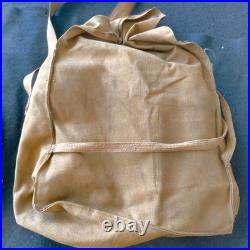 WWII Japanese Imperial Army Gas Mask with Canvas Bag and Named Owner Tag Japan