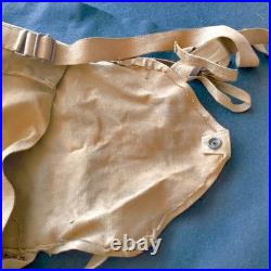 WWII Japanese Imperial Army Gas Mask with Canvas Bag and Named Owner Tag Japan