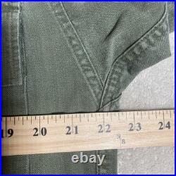 WWII Korea US Army P43 HBT Jacket Shirt Herringbone Twill Named 38R Stencil MSgt