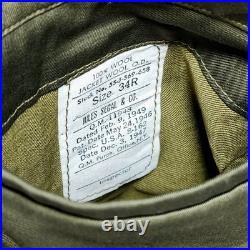 WWII-Korean War, US Army Ike Jacket & Cap (34R) Infantry Division, Corporal