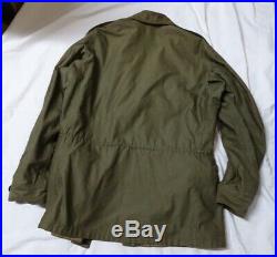 WWII M-1943 Field Jacket Pattern B 1944 Size 36R OD Green US Army Original