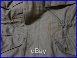 WWII M-1943 Field Jacket Pattern B 1944 Size 36R OD Green US Army Original