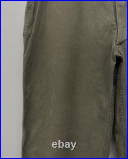 WWII M-43 Field Pants with13 Star Metal Buttons, US Army 1940s, W32 x L31, V-98