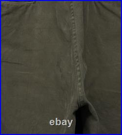 WWII M-43 Field Pants with13 Star Metal Buttons, US Army 1940s, W32 x L31, V-98