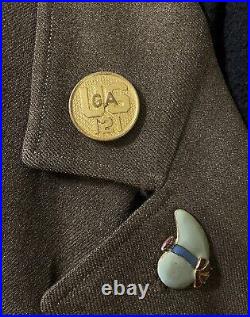 WWII M1926 Spec 8-31B NCO Service Coat 121st Infantry Georgia Army National Grd