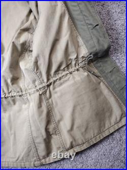 WWII M1943 Field Jacket Size 38R Army Green HBT WW2 Military Rare 1943