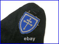 WWII Military Police Arm Band with79th Infantry Division US Army Cross of Lorraine