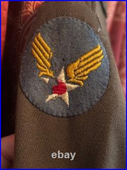 WWII Named USAAF Ike Jacket Bronze Star Recipient Milton B Rice 94th Cav Recon