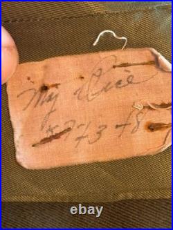WWII Named USAAF Ike Jacket Bronze Star Recipient Milton B Rice 94th Cav Recon