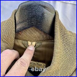 WWII Near Mint Deadstock US Army M-43 Pile Liner Thick Silk Padded Interior