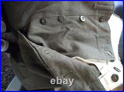 WWII OD Wool Ike Jacket US Army Western Pacific Forces Size 36S dated April 1945