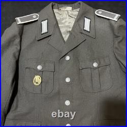 WWII Original German Rural Police Tunic Army Officer Jacket Coat Fatigue 40s 50s