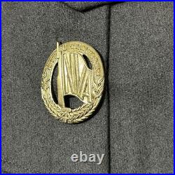 WWII Original German Rural Police Tunic Army Officer Jacket Coat Fatigue 40s 50s
