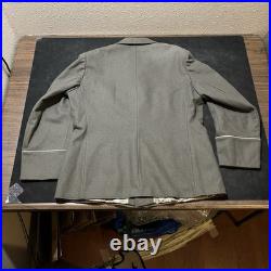 WWII Original German Rural Police Tunic Army Officer Jacket Coat Fatigue 40s 50s