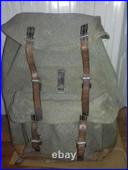 WWII. Original German Swiss Army Backpack. WWII. WW2