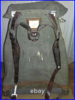 WWII. Original German Swiss Army Backpack. WWII. WW2