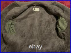 WWII Original M43 Pile Liner 36R Jacket US ARMY M1943 Field WW2 Coat 44 chest