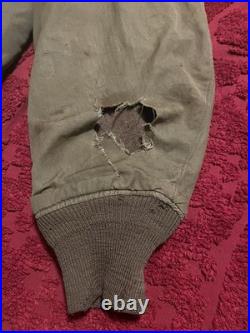 WWII Original M43 Pile Liner 36R Jacket US ARMY M1943 Field WW2 Coat 44 chest