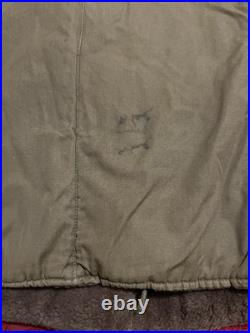 WWII Original M43 Pile Liner 36R Jacket US ARMY M1943 Field WW2 Coat 44 chest