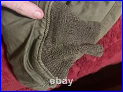 WWII Original M43 Pile Liner 36R Jacket US ARMY M1943 Field WW2 Coat 44 chest