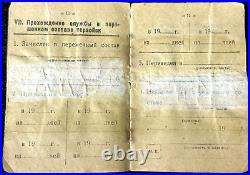 WWII Original Red Army Soviet ID Jewish Officer Rare 1938 Photo Identity Papers