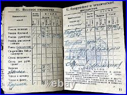 WWII Original Red Army Soviet ID Ukrainian KHOMENKO Battle Warsaw Berlin 1945