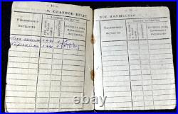 WWII Original Red Army Soviet Identity Papers Ukrainian Cadet ID Paybook Record