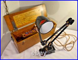 WWII R120 Lamp Electric Adjustable Mk I Cased Army Field Map Light