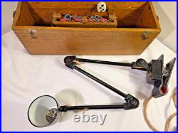 WWII R120 Lamp Electric Adjustable Mk I Cased Army Field Map Light