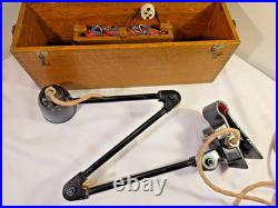 WWII R120 Lamp Electric Adjustable Mk I Cased Army Field Map Light