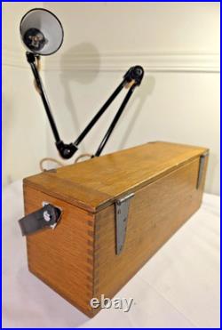 WWII R120 Lamp Electric Adjustable Mk I Cased Army Field Map Light