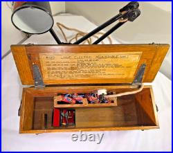 WWII R120 Lamp Electric Adjustable Mk I Cased Army Field Map Light