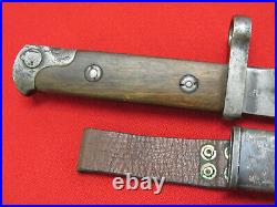WWII Russian Soviet Red Army SVT-40 Knife Bayo. Early Type. Upper Sharpening