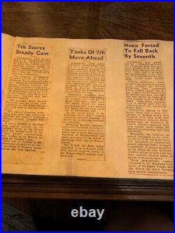 WWII Scrapbooks 7th Army's Journey, Riviera to Germany