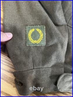 WWII Seventh Army Ike Jacket ETO Bullion Patch