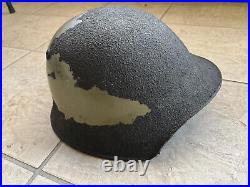 WWII Swiss Army M1918 Helmet + extra chinstrap