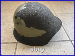 WWII Swiss Army M1918 Helmet + extra chinstrap