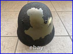 WWII Swiss Army M1918 Helmet + extra chinstrap