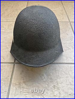 WWII Swiss Army M1918 Helmet + extra chinstrap