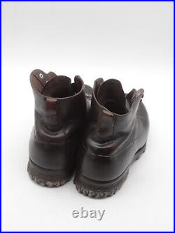 WWII Swiss Army Mountain Hobnail Boots Gebirgsjäger Large Size US 9,5 / EU 42,5