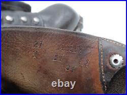 WWII Swiss Army Mountain Hobnail Boots Gebirgsjäger Large Size US 9,5 / EU 42,5