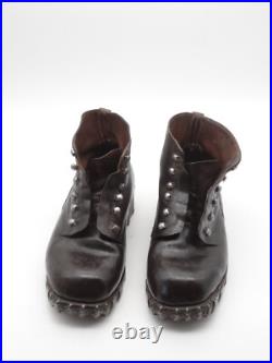 WWII Swiss Army Mountain Hobnail Boots Gebirgsjäger Large Size US 9,5 / EU 42,5