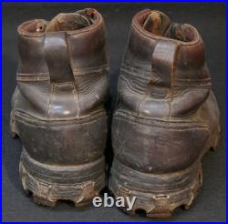 WWII Switzerland Swiss Army Alpine Mountain Leather Boots Gebirgsjäger, Scarce