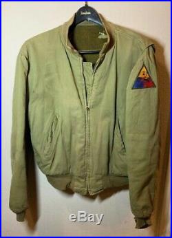 WWII Tanker Jacket US Army 2nd Armored Division 2nd Pattern ORIGINAL