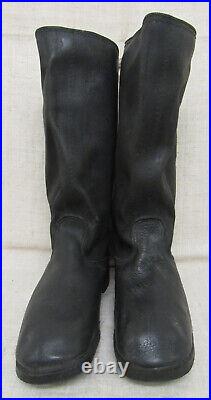 WWII Type Red Army Artifficial Leather Boots. KIRZACHI. Size 11