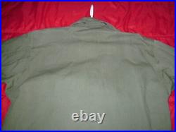 WWII U. S. Army HBT Jacket 40R 1944 Powers MFG Co. OD7 Herringbone Twill Field