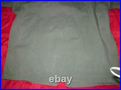 WWII U. S. Army HBT Jacket 40R 1944 Powers MFG Co. OD7 Herringbone Twill Field