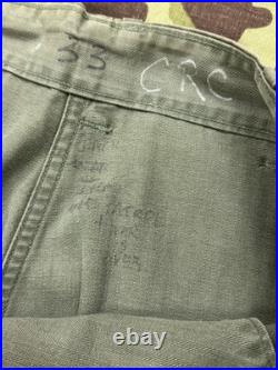 WWII U. S. Army HBT Trousers