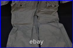 WWII U. S. Army Herringbone Twill HBT Mechanic Tanker Coveralls 13 Star Buttons